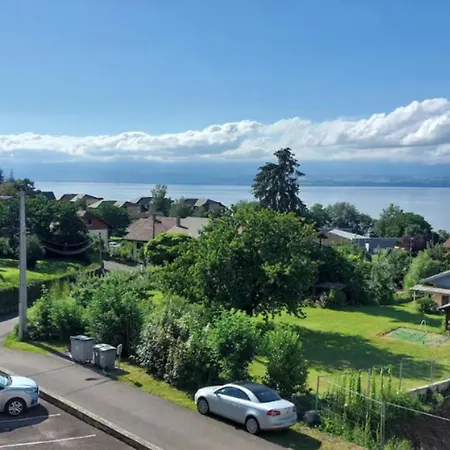 Cosy Avec Vue Sur Le Leman דירה *